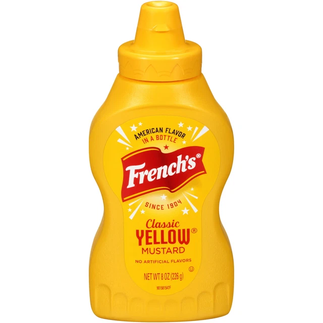 French's Classico Giallo Senape 237ml Gratis Worldwide Spedizione Exp 05/2024