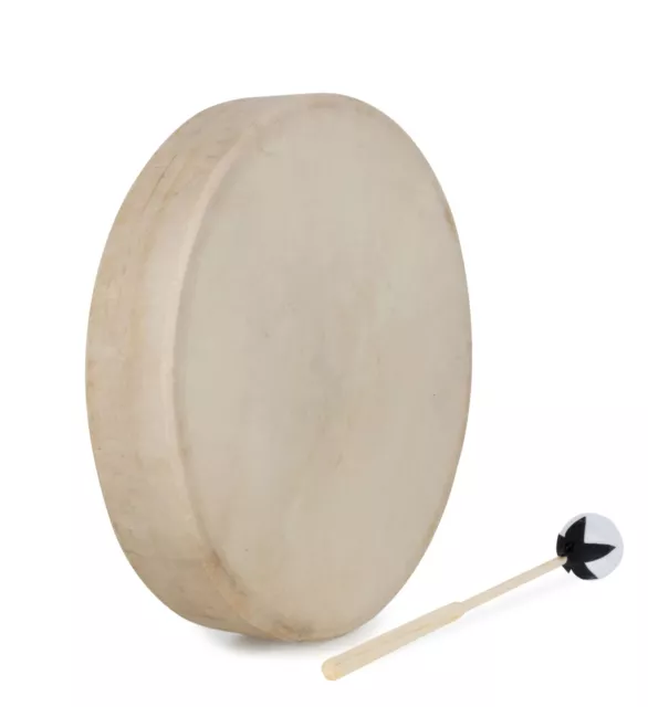 Tambour de Chaman Chamanique Meditation avec Peau de Chevre 16" (41cm)