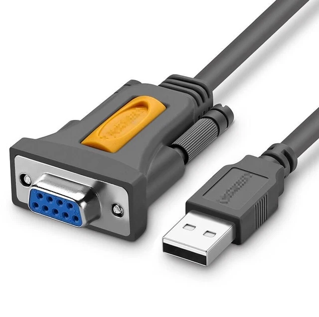 Pda Computer Serial Connection USB TO RS232 female COM Port Serial PDA 9 DB9 Pin Cable Adapter ...