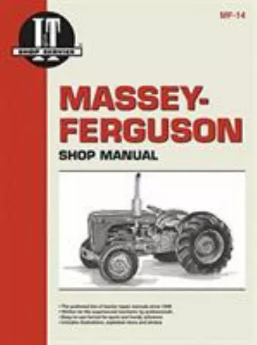 MASSEY-FERGUSON SHOP MANUAL Models TO35 TO35 Diesel F40+ [Mf-14] , $30. ...