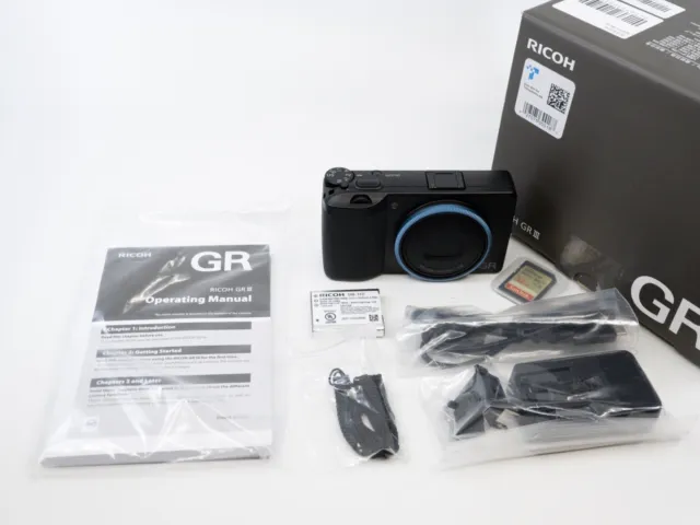 Ricoh GR III 1080p 24.2MP f/2.8 Compact Digital Camera - Black (15039)