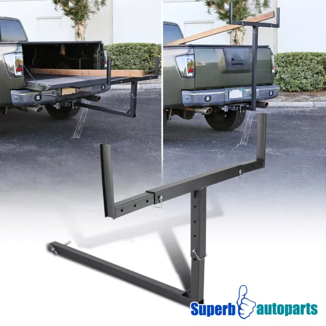 Pick Up Truck Bed Hitch Extender Extension RACK Ladder Canoe Kayak Boat Lumber Pick Up Truck Bed Hitch Extender Extension RACK Ladder Canoe Kayak Boat Lumber