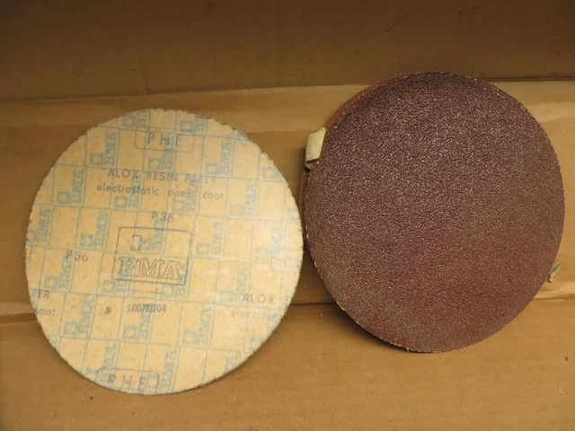Abrasive Disc Sanding Disc Bma P36 160/6804 Alox Resin 6 Pieces Peel Off
