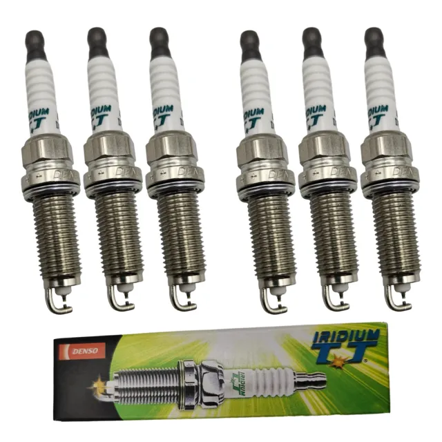 6Pc IXEH22TT 4712 Iridium TT Spark Plug For Nissan Corolla ZRE152 2ZR-FE