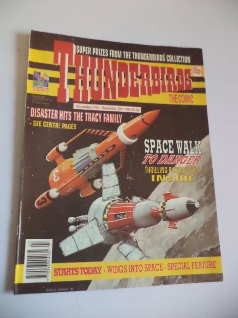 Thunderbirds The Comic Magazine No 56 Old Vintage Magazine 27 Nov - 10 Dec 1993