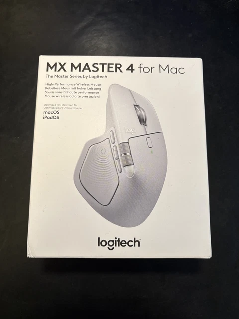 LOGITECH MX MASTER 4 For Mac Wireless Mouse with Advanced Performance ...
