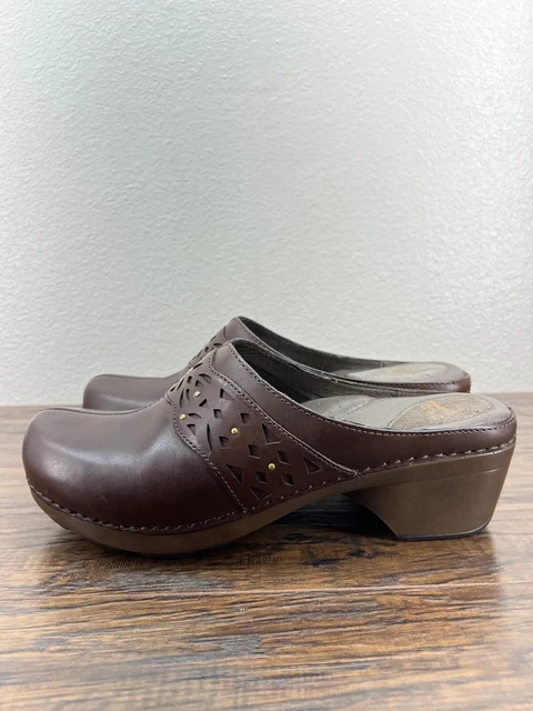 Dansko Women's 41 US 11 Shyanne Cut Out Slip On Comfort Clogs Slip On