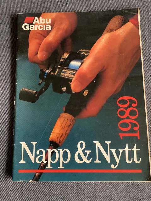 Rare Abu Napp Och Nytt (Version Suédoise) Catalogue Publicitaire Pêche 1965