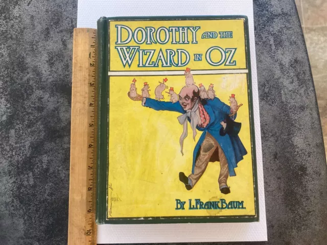 DOROTHY AND THE WIZARD IN OZ by L. Frank Baum (Hardcover, copyright 1908)