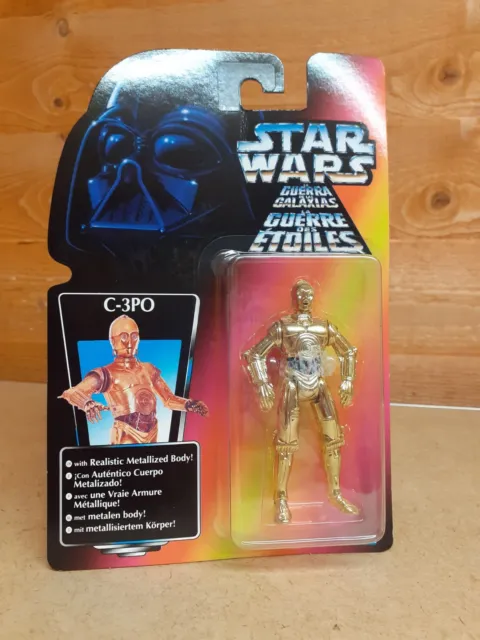 Star Wars 'Power Of The Force'  C-3PO 'Droid' Action Figure Tri-Logo 1995