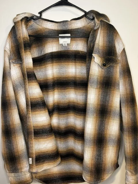 American Eagle Flannel Shirt Soft Classic Fit Plaid Women's Sz. M