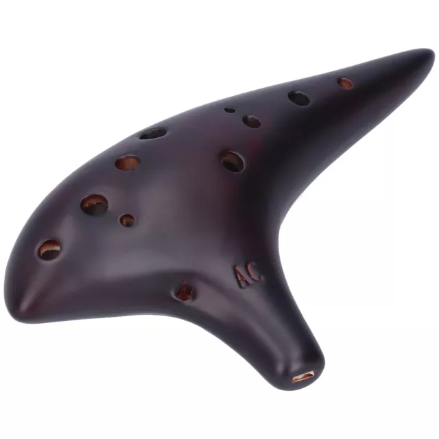 12‑Hole Alto C Ocarina Dolomite Shell Classic Flute Instruments For Begin GD2