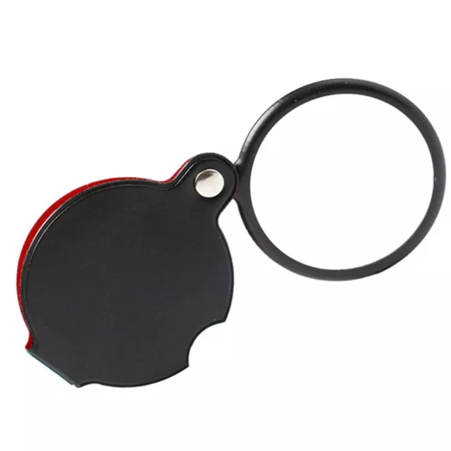 10X Mini Folding Magnifying Glass Optical Magnifier Pocket Reading Tool Loupe