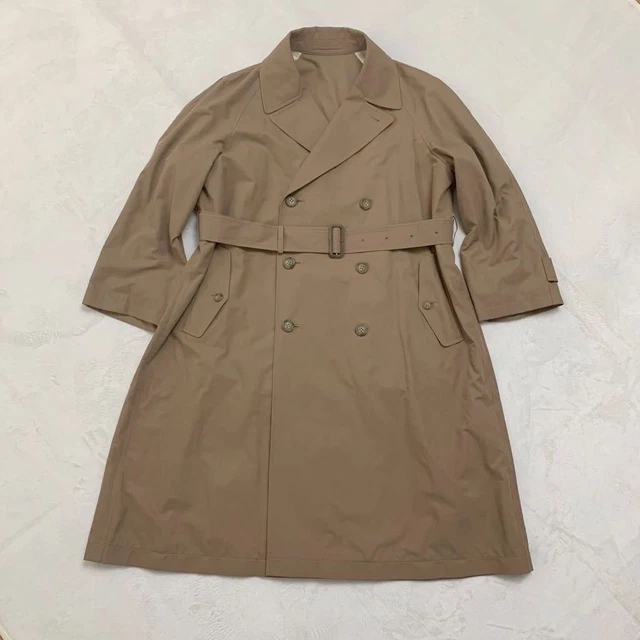 UNNUSED YOHJI YAMAMOTO JR Central Railway Uniform Trench Coat Mens Size ...