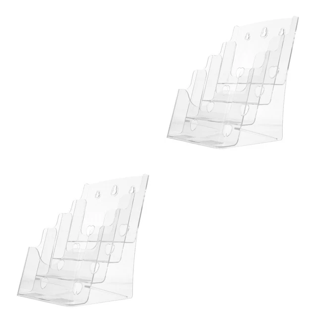 2 Pcs Ausstellungsstand Schmuckhalter Displayständer Acryl Veranstalter