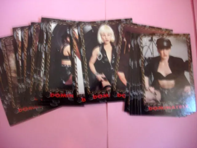 ADULTS ONLY 1 To 24 x TRADING CARD SET - DOMINATRIX - LASTING IMAGES - FULL SET.