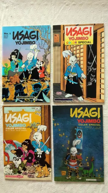 Usagi Yojimbo Summer (1986) & Color Special 1 2 3 (1992) Fantagraphics Lot Sakai