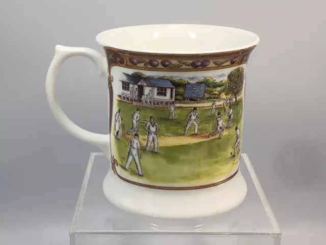 Queens Fine Bone China Cricket Mug Approx 3 1/4 inch