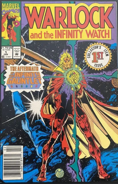 Warlock and the Infinity Watch #1 Marvel Comics 1991 Newsstand Edition VF/NM