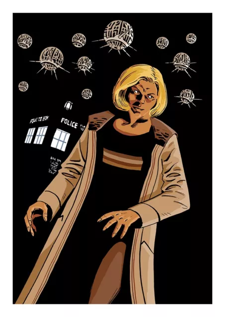 Doctor Who Art Print Beep the Meep by Scott Gray