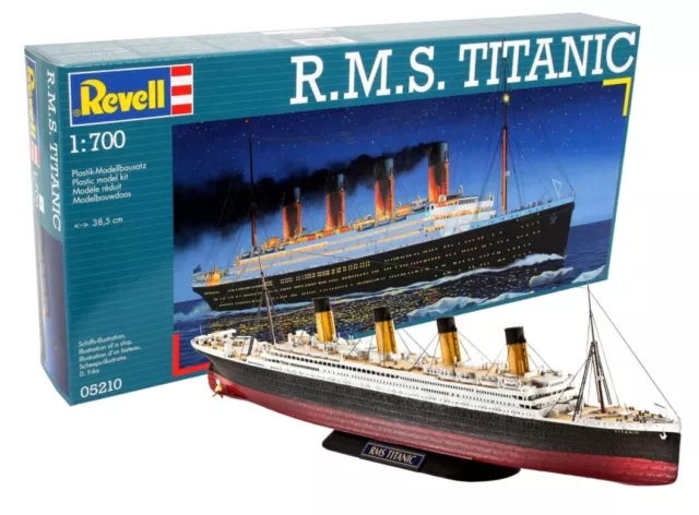 ,REVELL, RMS Titanic para montar y pintar, 1/700, REV05210