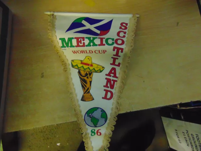 Pennant Mexico 1986 World Cup Scotland