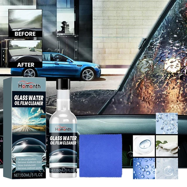 CAR GLASS OIL Film Cleaner Windshield Rearview Mirror Spot Oil Paste