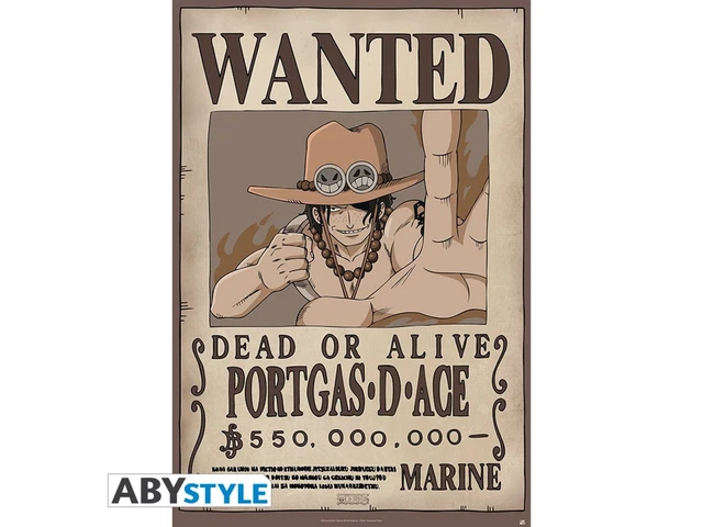 Figurine Funko Pop One Piece - Ace Wanted Poster #1291 - Édition Spéciale FSE, Boîte Scellée
