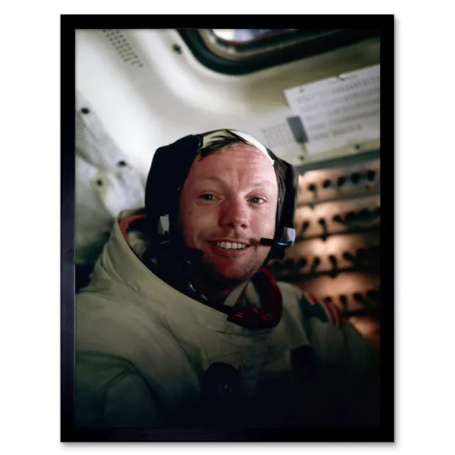 Aldrin NASA Astronaut Neil Armstrong Apollo 11 Flight Wall Art Print Framed