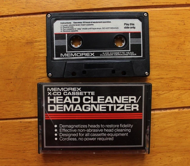 MEMOREX XCD CASSETTE Head Cleaner cassette tape MEMTEK
