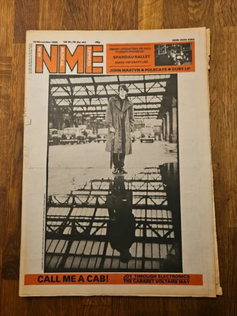 NME New Musical Express November 29th 1980, Cabaret Cover Queen Flash