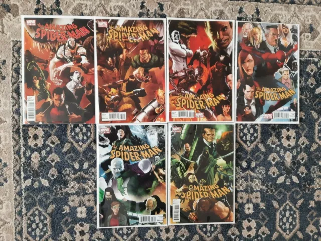 Amazing Spiderman Comic Lot (6). Connecting Issues Rhino Morbius