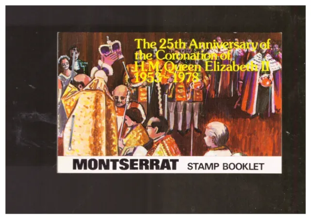 FRANCOBOLLI Stamps Colonie Inglesi Montserrat 1977 Silver Jubilee MNH Libretto &