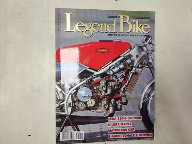 Legend Bike N.72 9-1998 Jawa 350 4 Cilindri Gilera Marte Matchless 650 Csr Su...