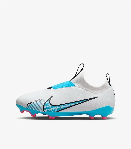 Nike Futsal Fußball Jr Zoom Mercurial Vapor 15 Academy MG - 146 (Weiß / Balti