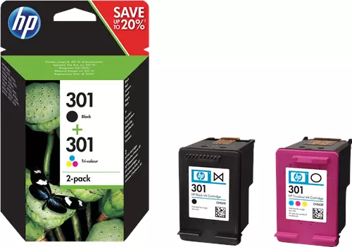 Originale HP Multipack nero / differenti colori N9J72AE 301