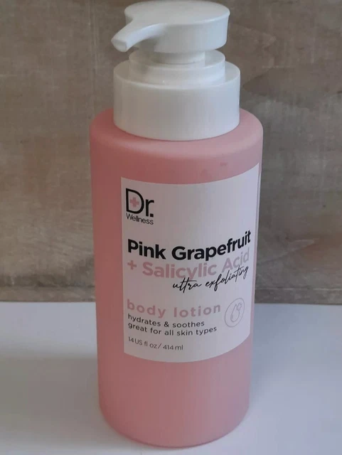 DR WELLNESS SALICYLIC Acid Ultra Exfoliating Body Lotion ~Pink ...