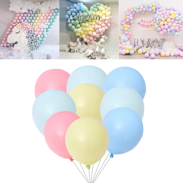 100 stücke Macarons Farbe Ballon Set Besutiful Dekorative Ballon für Geburtstag