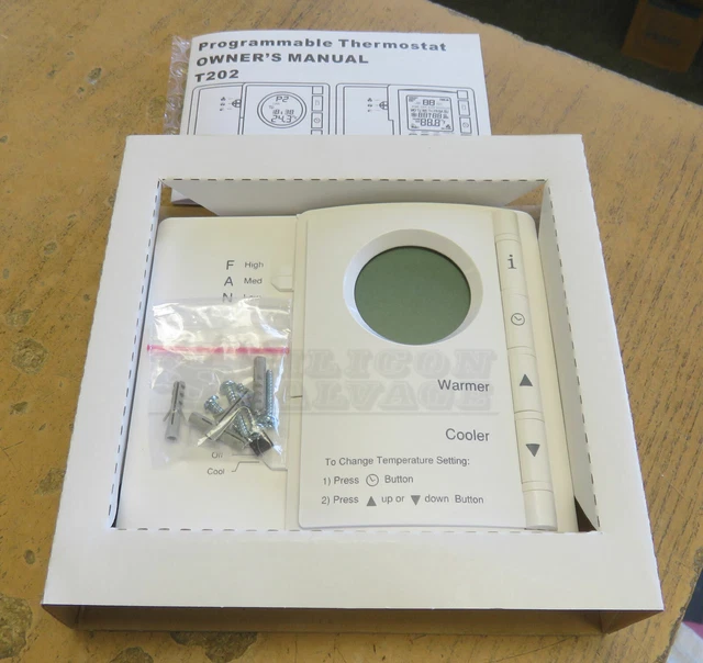 CONTROLLED AIR SYSTEM T202G5B63 Programmable Thermostat 511 1/4HP Fan