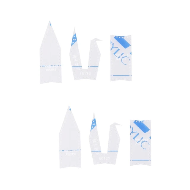 6 PCS Leder Vorlage Papier Kran Decor Handwerk Werkzeug
