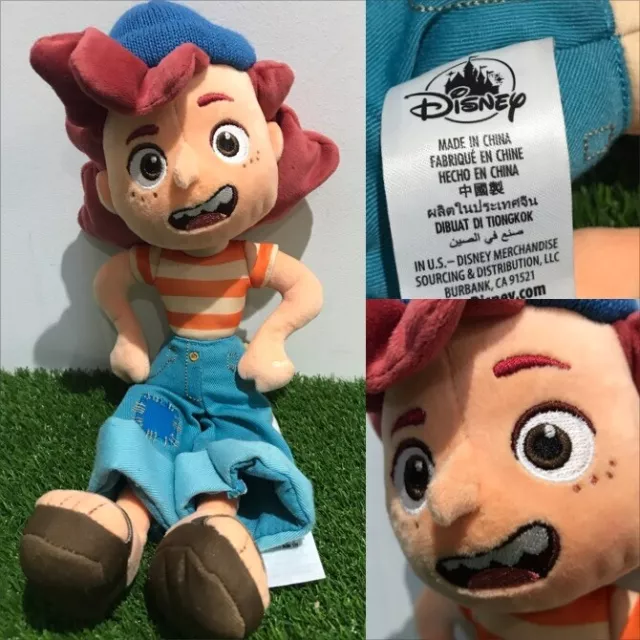 Disney Store Pixar Luca Giulia Marcovaldo Plush Soft Toy 13" Official