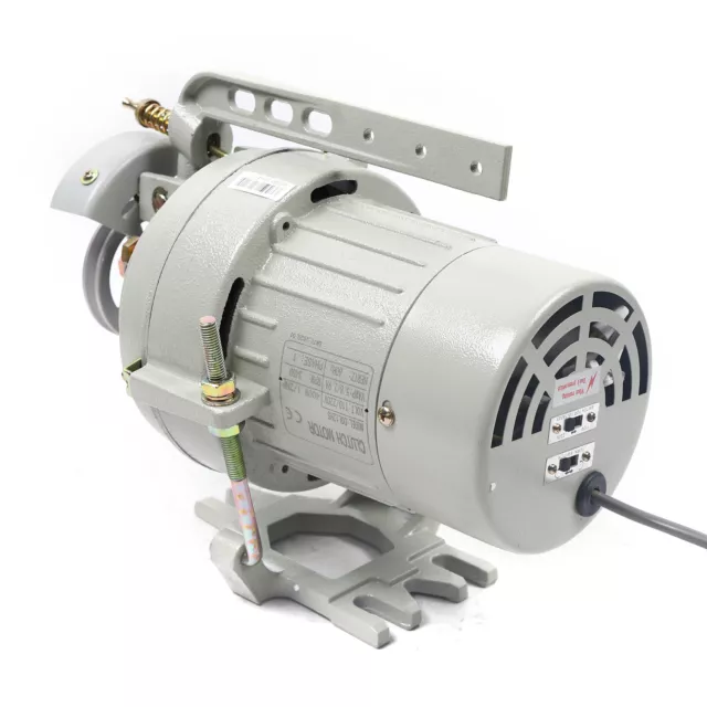 CLUTCH MOTOR FOR Industrial Sewing Machines 250W 110 Volt 2850RPM +Belt ...