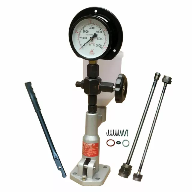 Diesel-Einspritzdüsentester Pop-Drucktester Dual Scale BAR PSI Gauge D01/0