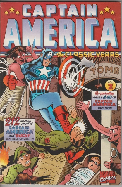 Captain America: The Classic Years Vol. 2 Marvel Jack Kirby WWII Red Skull