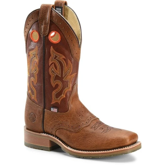 DOUBLE H MEN S STEEL Toe Domestic Square Toe ICE Roper Boots DH3567 229.95 PicClick