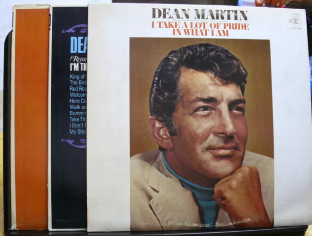 3 Records Dean Martin Welcom To My World Im The One Who Loves You I Take A Lot