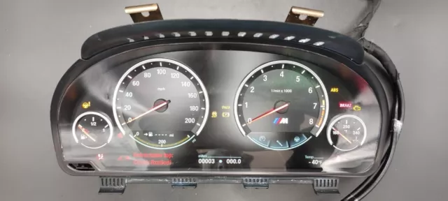 Cluster quadro strumenti tachimetro originale BMW M Serie 5 benzina mph 7853959