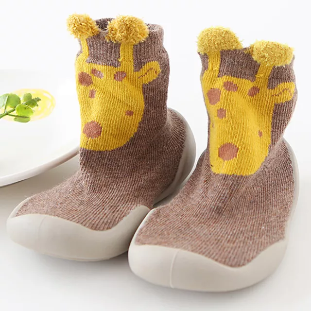 Pantofole antiscivolo bambini bambina ragazzi bambini calze cotone scarpe calde inverno 7