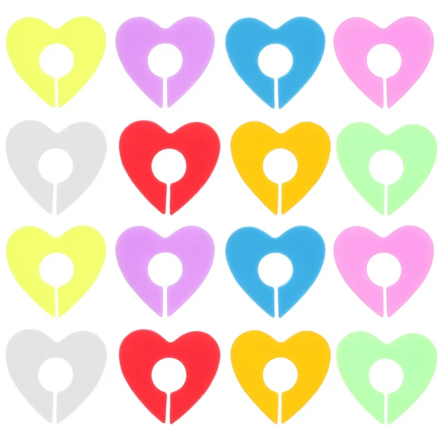 2 juegos 16 piezas Heartform