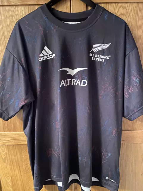 New Zealand All Blacks Sevens Rugby Jersey Adidas XL